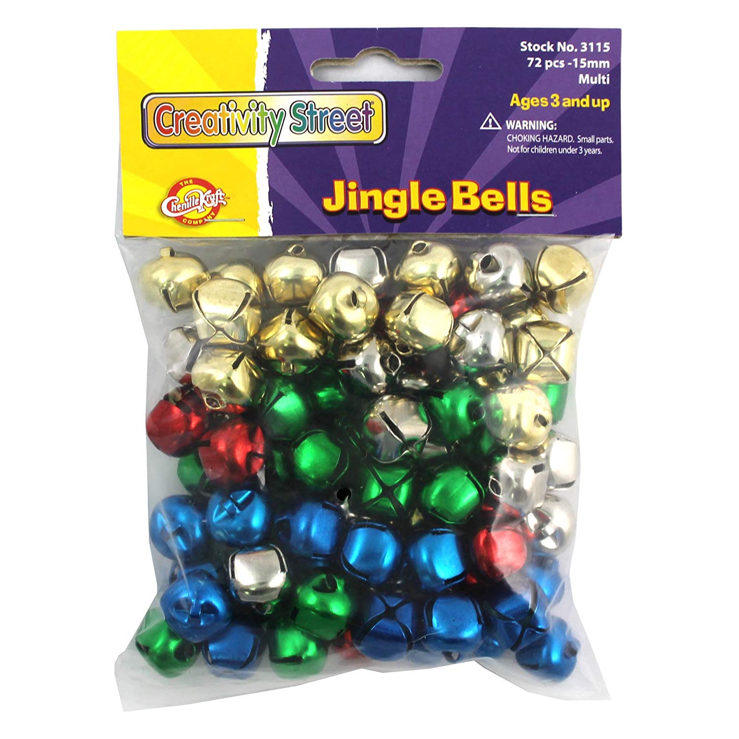 Creativity Street Silver Jingle Bells